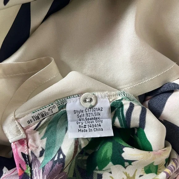 Johnny Was Andrea silk blouse Size XXS - Picture 8 of 8